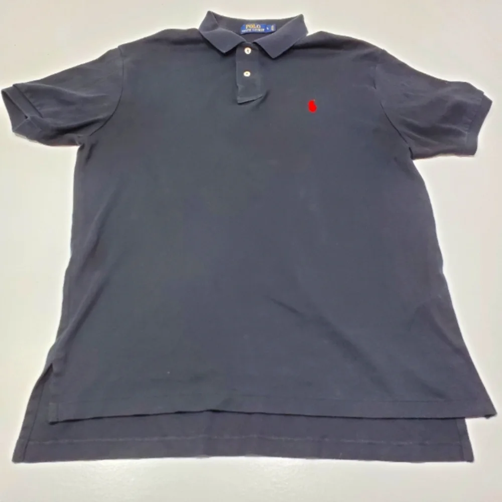 Polo Ralph Lauren Polo Shirt Men's Size Large Black‎ Red Pocket Embroidered